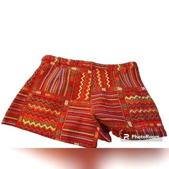 NWT Cider Women's Retro Boho 3X Short Short ,zips belt loops new - Picture 8 of 16